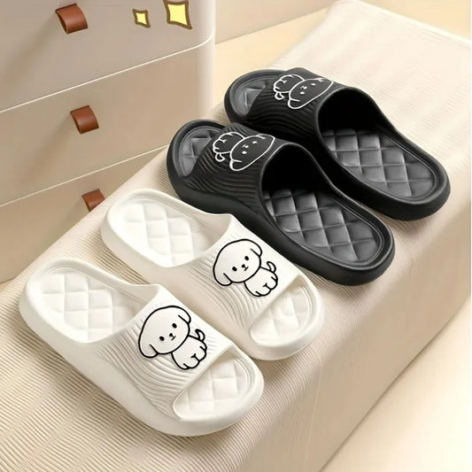 Cute Couple Pillow Slippers New Bathroom Bath Non-slip Indoor