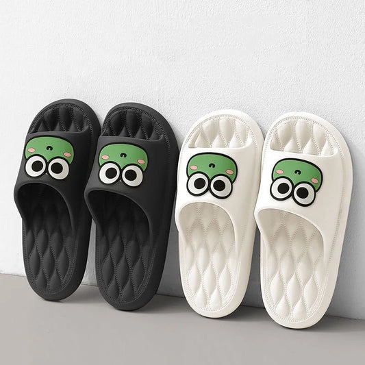 Anti Slip Slides Bathroom Cartoon Frog Soft Sandals